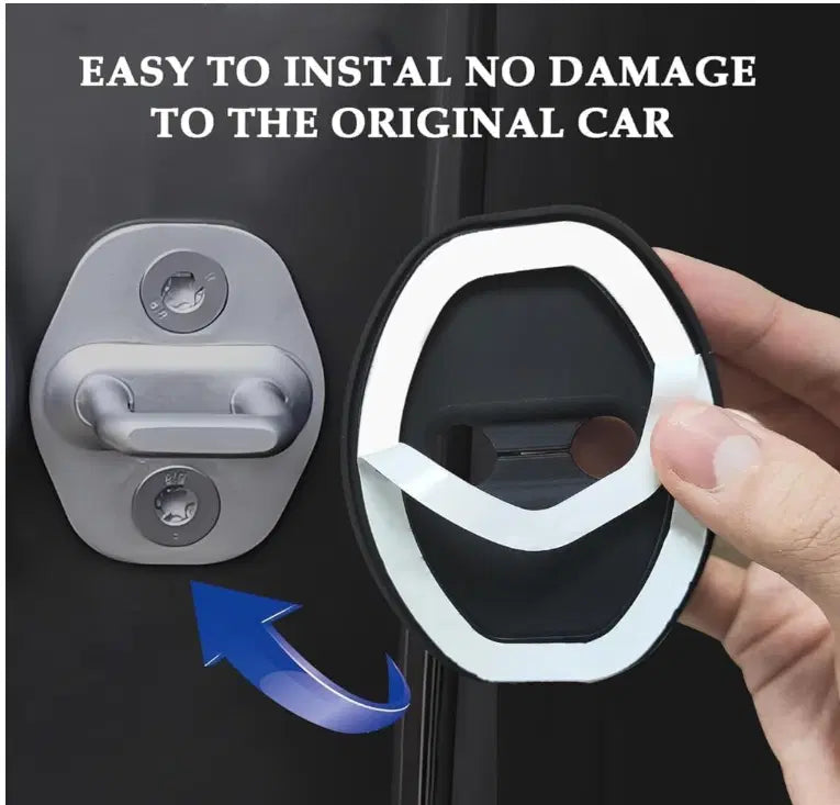 Car Silicone Door Latch Lock Protective Cover (Pack of 4) – Civilytix ...